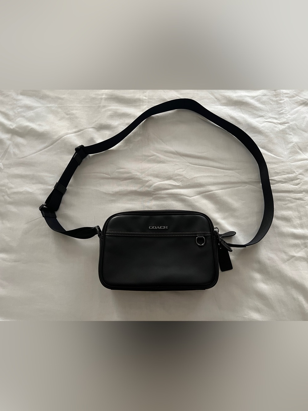 Coach Graham Crossbody Messenger Bag Black